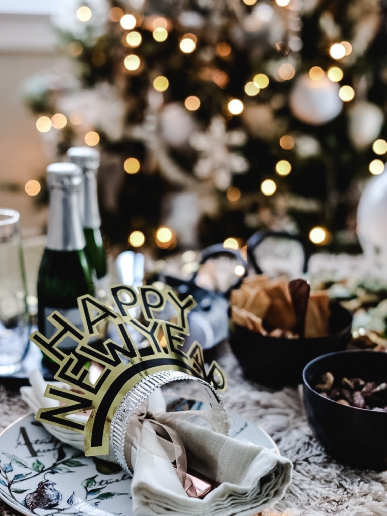 new years tablescape