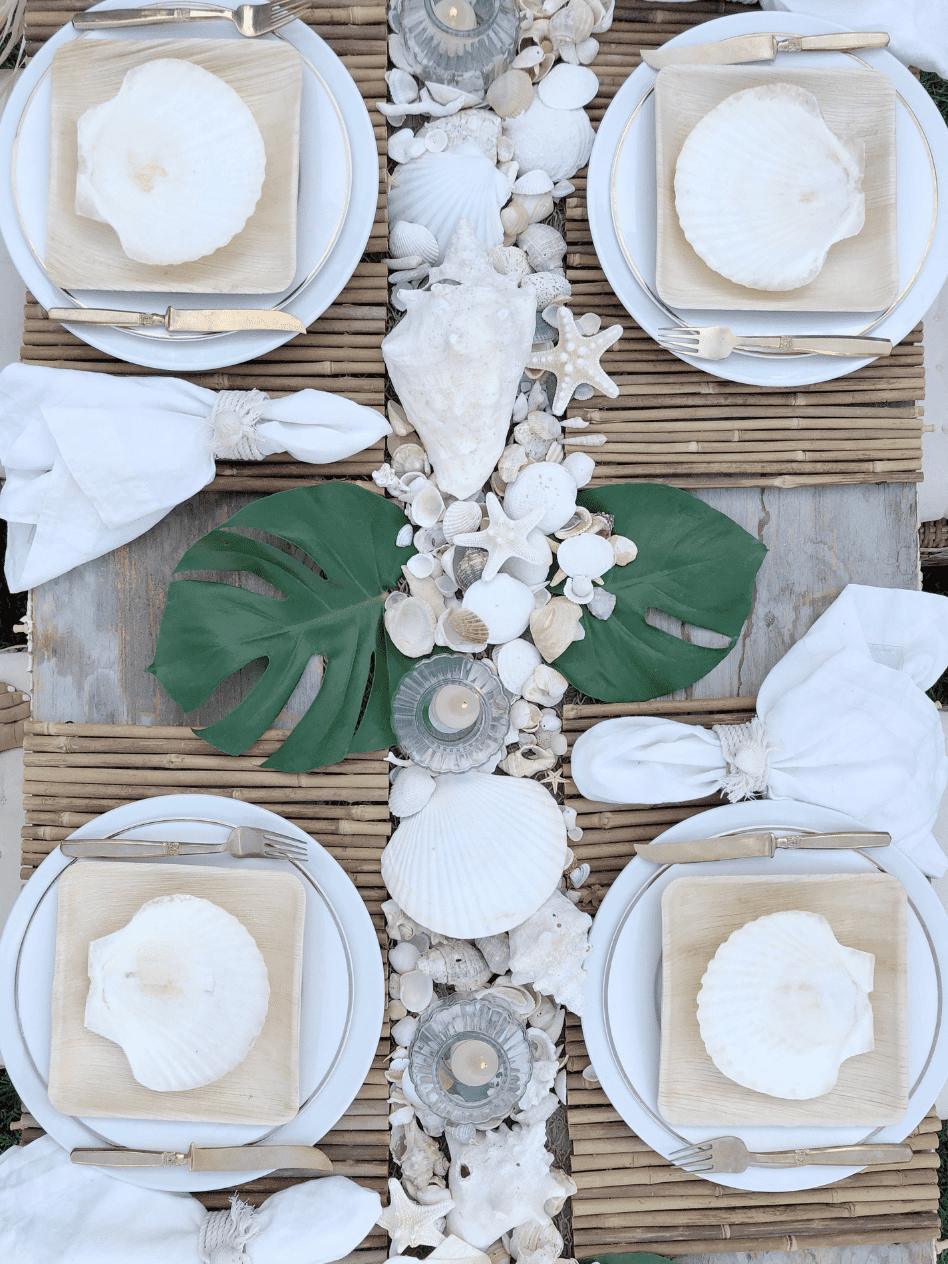 An All-White Dinner Party  White party decorations, White dinner table,  Dinner party table settings