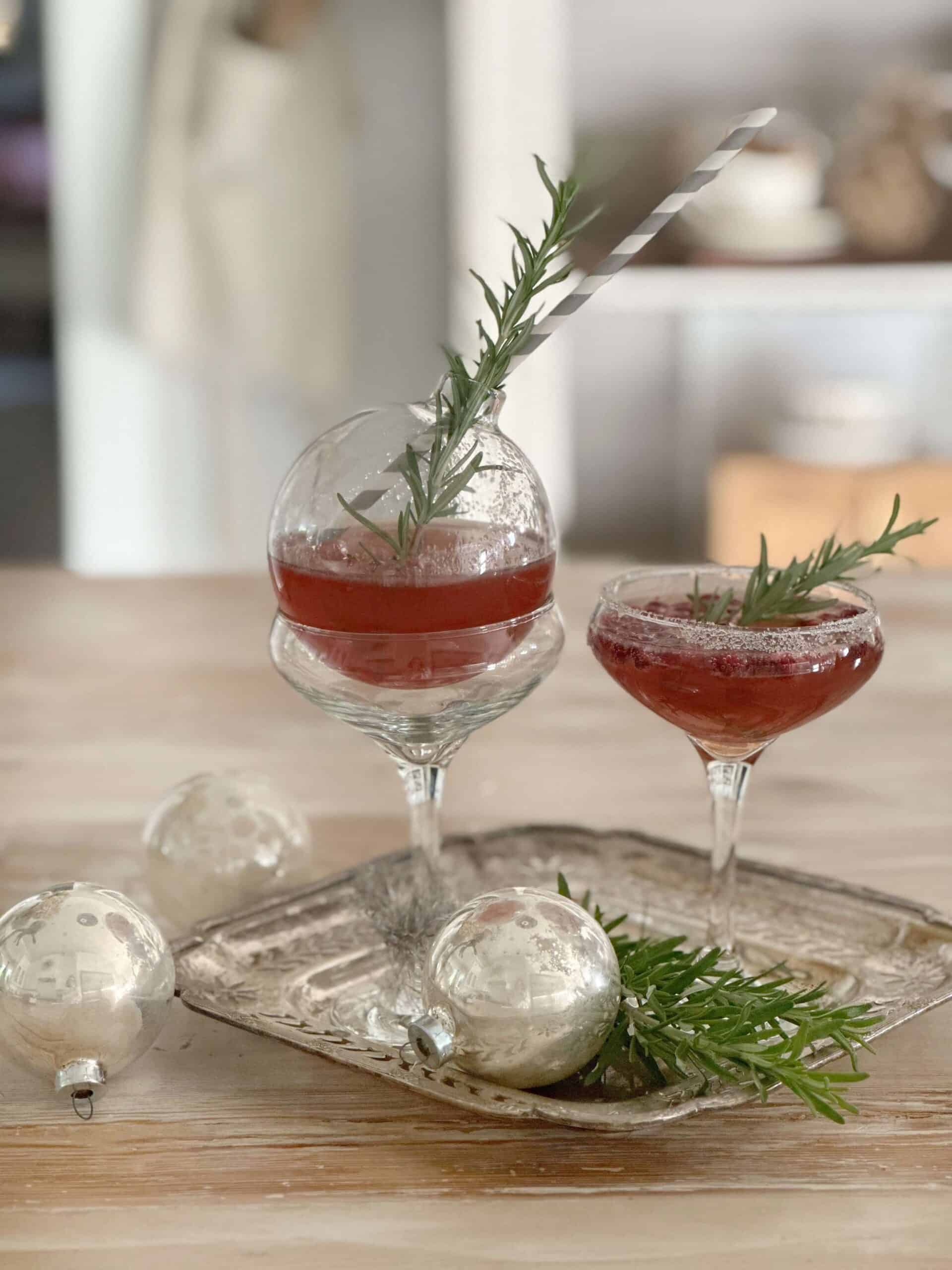 Use This Herb to Put a Christmas Tree In Your Holiday Party Drink