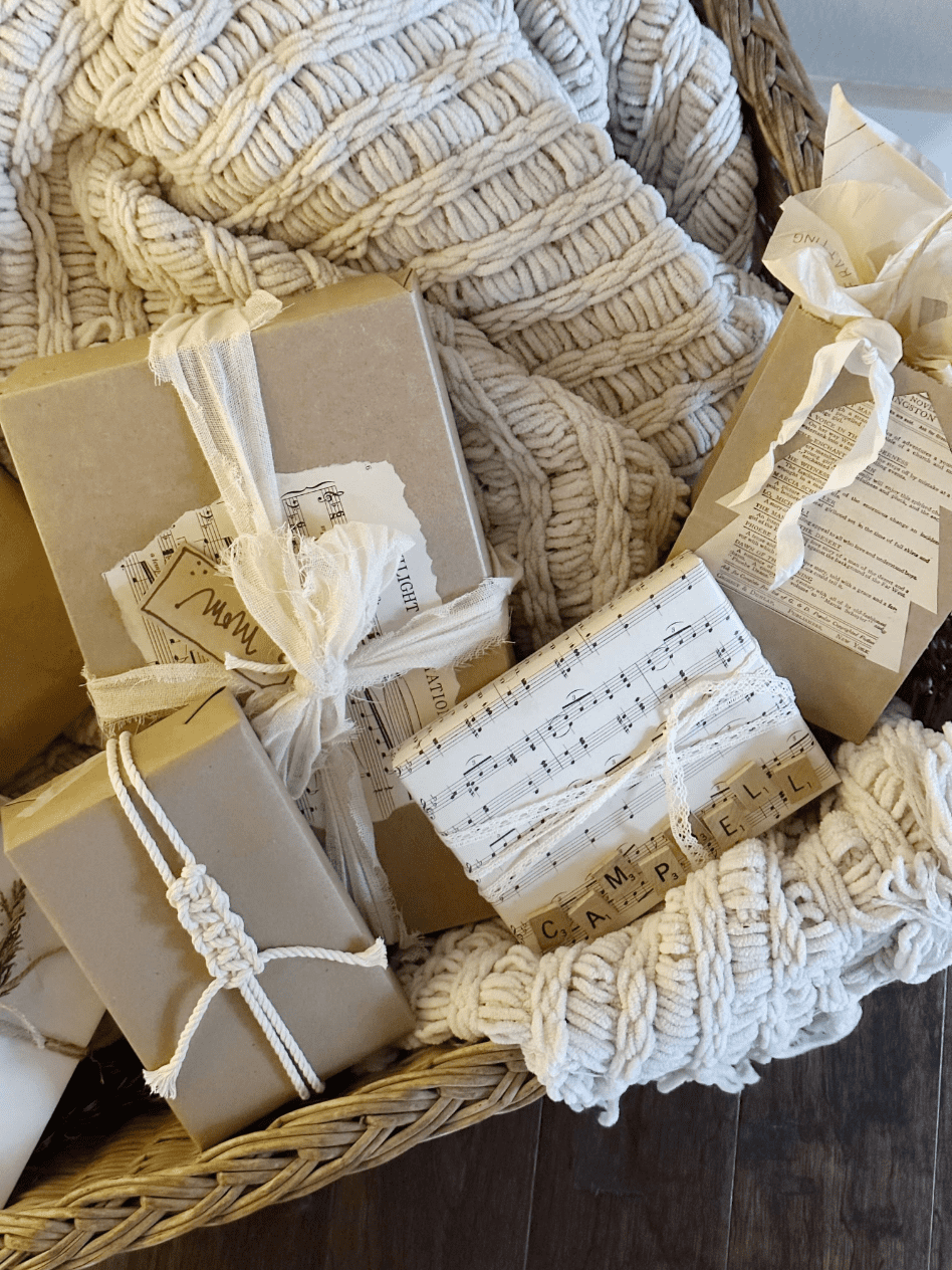 How to Make Gift Bags Out of Brown Paper Bags - Eclectically Vintage