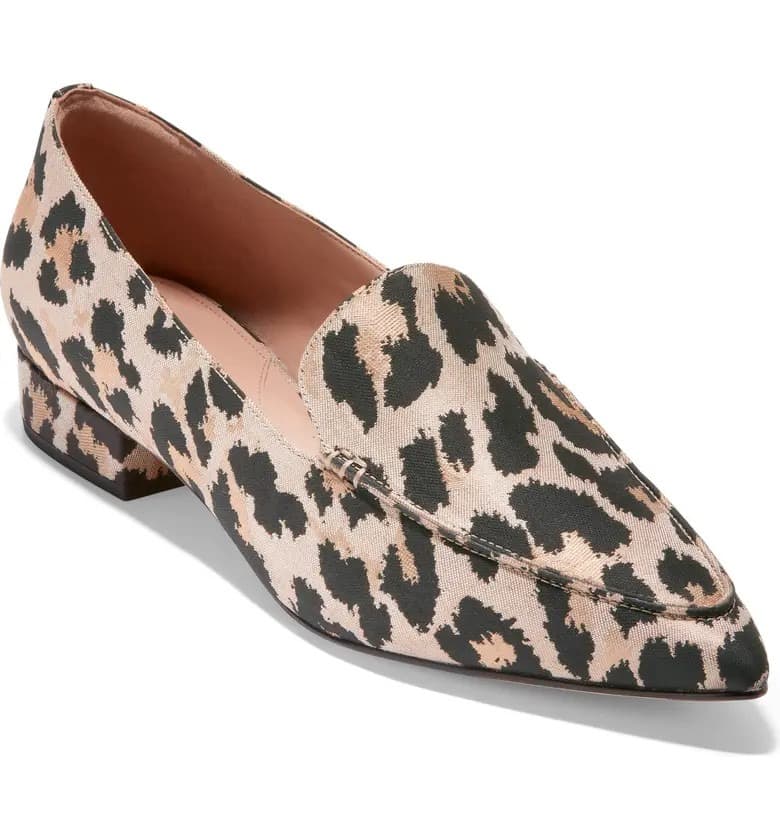 women's leopard loafers