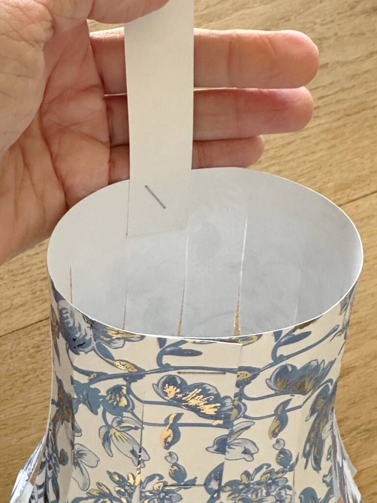 process of making Chinese paper lanterns