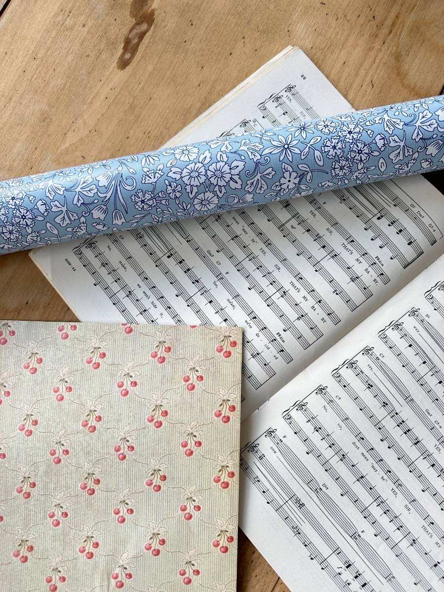 sheet music decorative paper wrapping paper for covering DIY personalized journal notebook